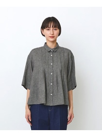 【LOISIR】タックディテールブラウス 詳細画像 チェック 15