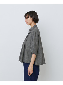 【LOISIR】タックディテールブラウス 詳細画像 チェック 16