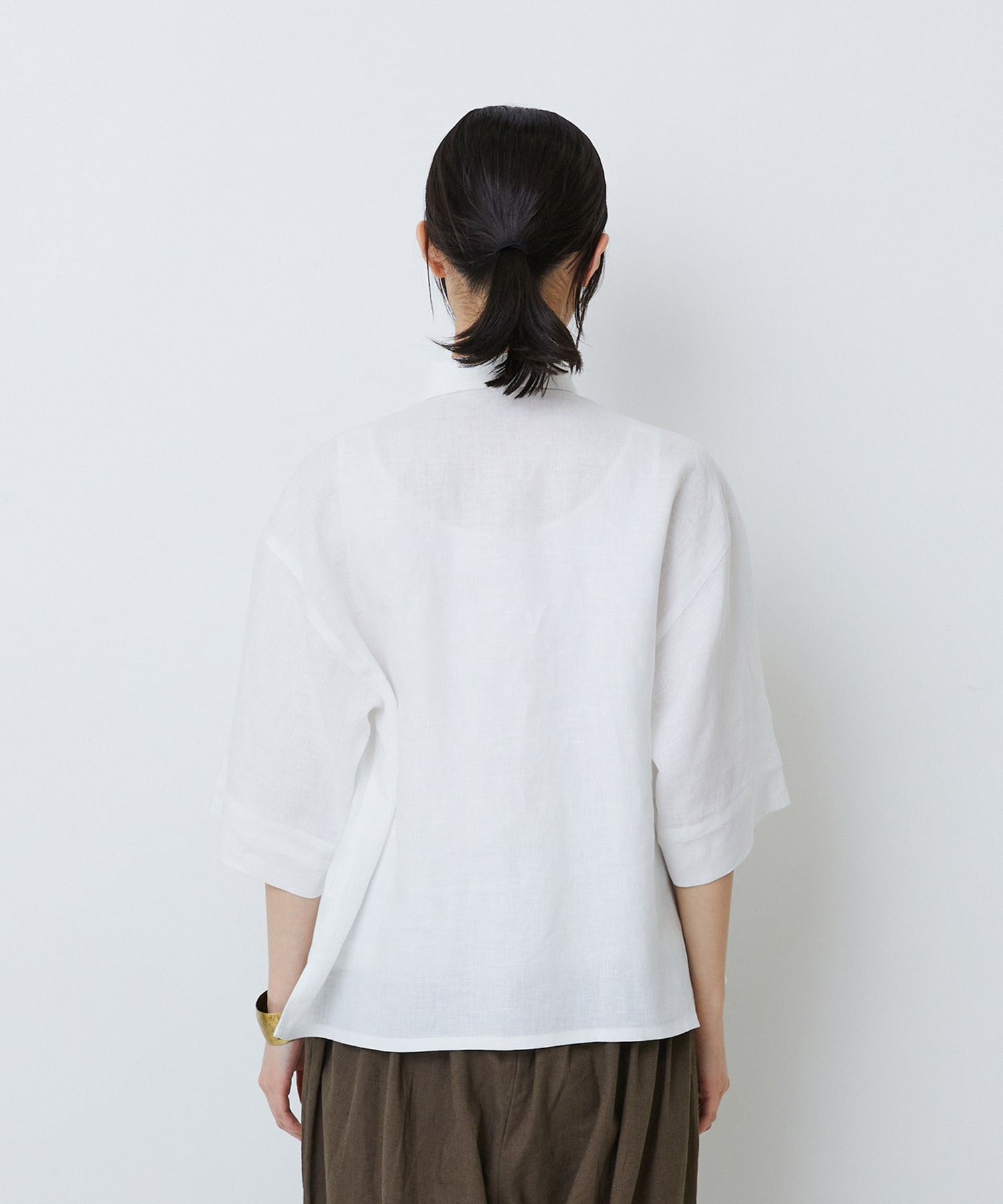 【LOISIR】タックディテールブラウス 詳細画像 チェック 20