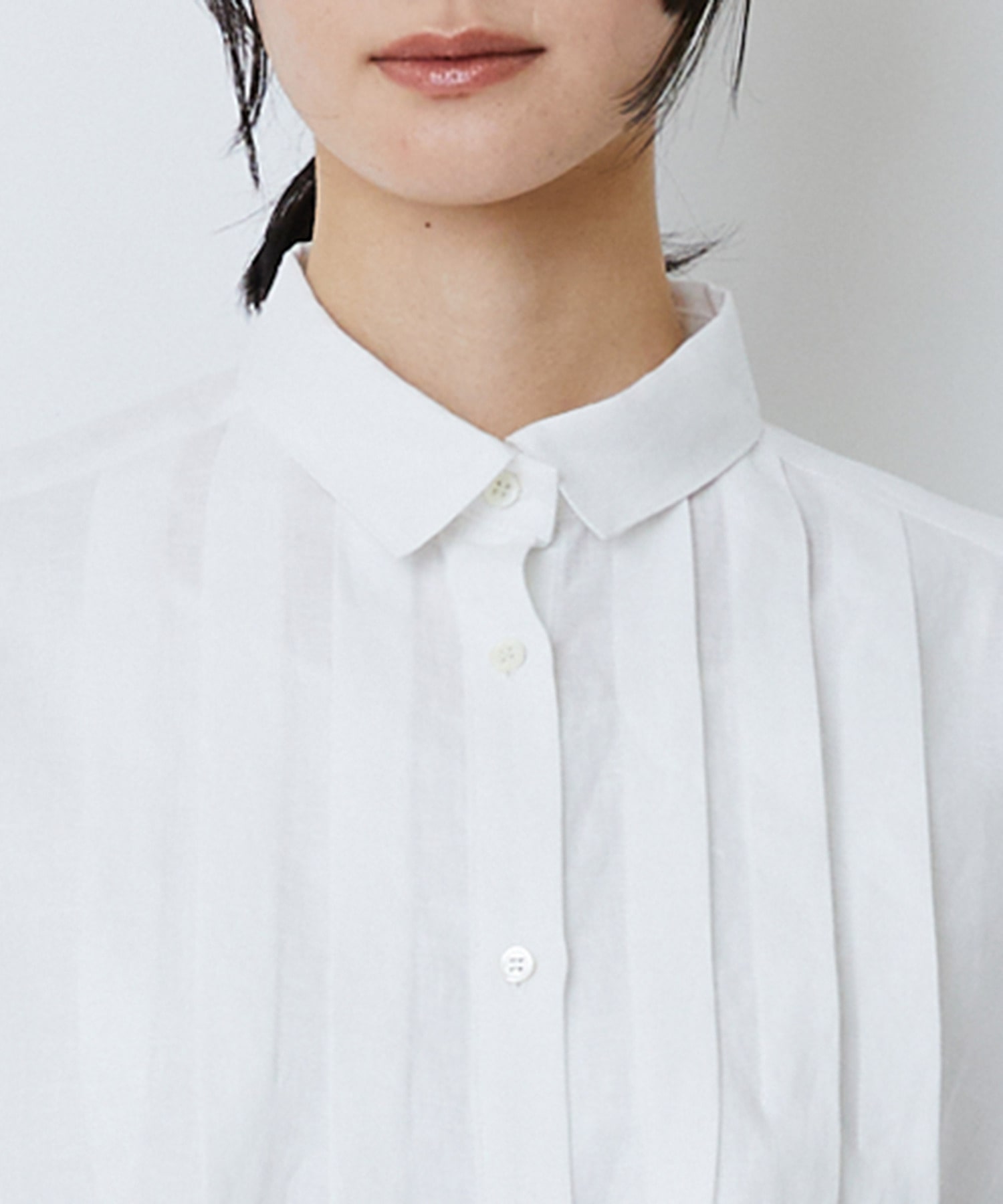 【LOISIR】タックディテールブラウス 詳細画像 チェック 21