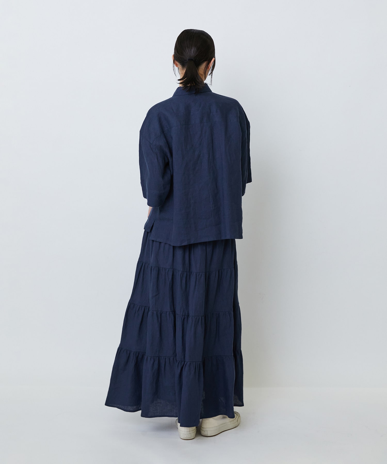 【LOISIR】タックディテールブラウス 詳細画像 チェック 4