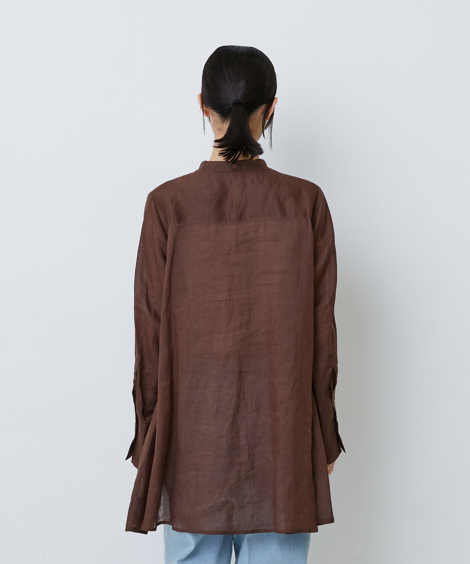 【LOISIR】ラミーチュニック 詳細画像 ブラウン 19