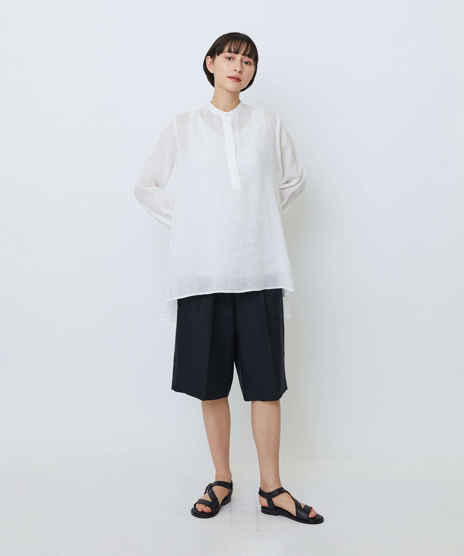 【LOISIR】ラミーチュニック 詳細画像 ブラウン 2