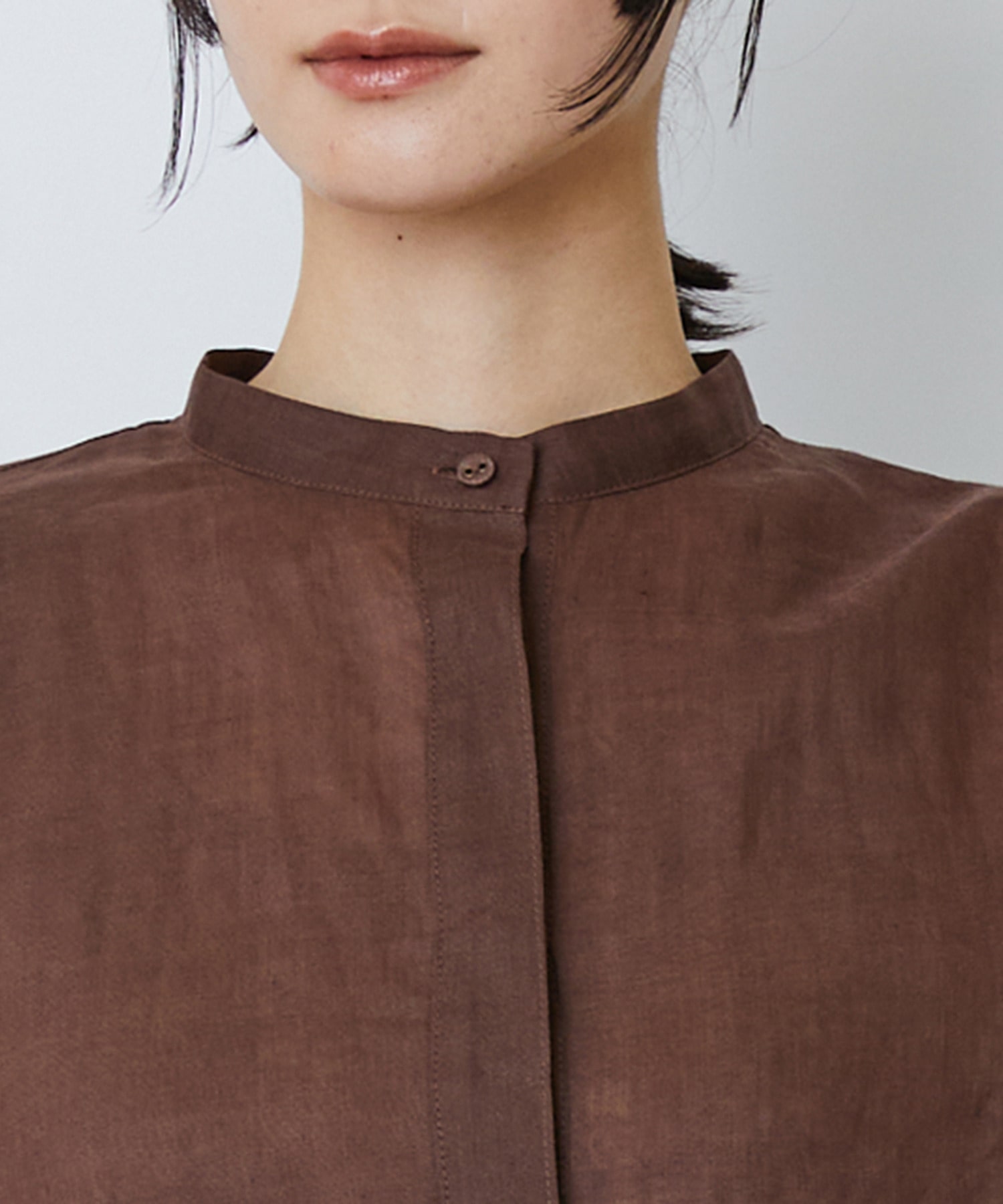 【LOISIR】ラミーチュニック 詳細画像 ブラウン 20