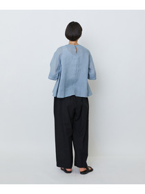 【LOISIR】ラミーフィッシュテールブラウス 詳細画像 ブラウン 9