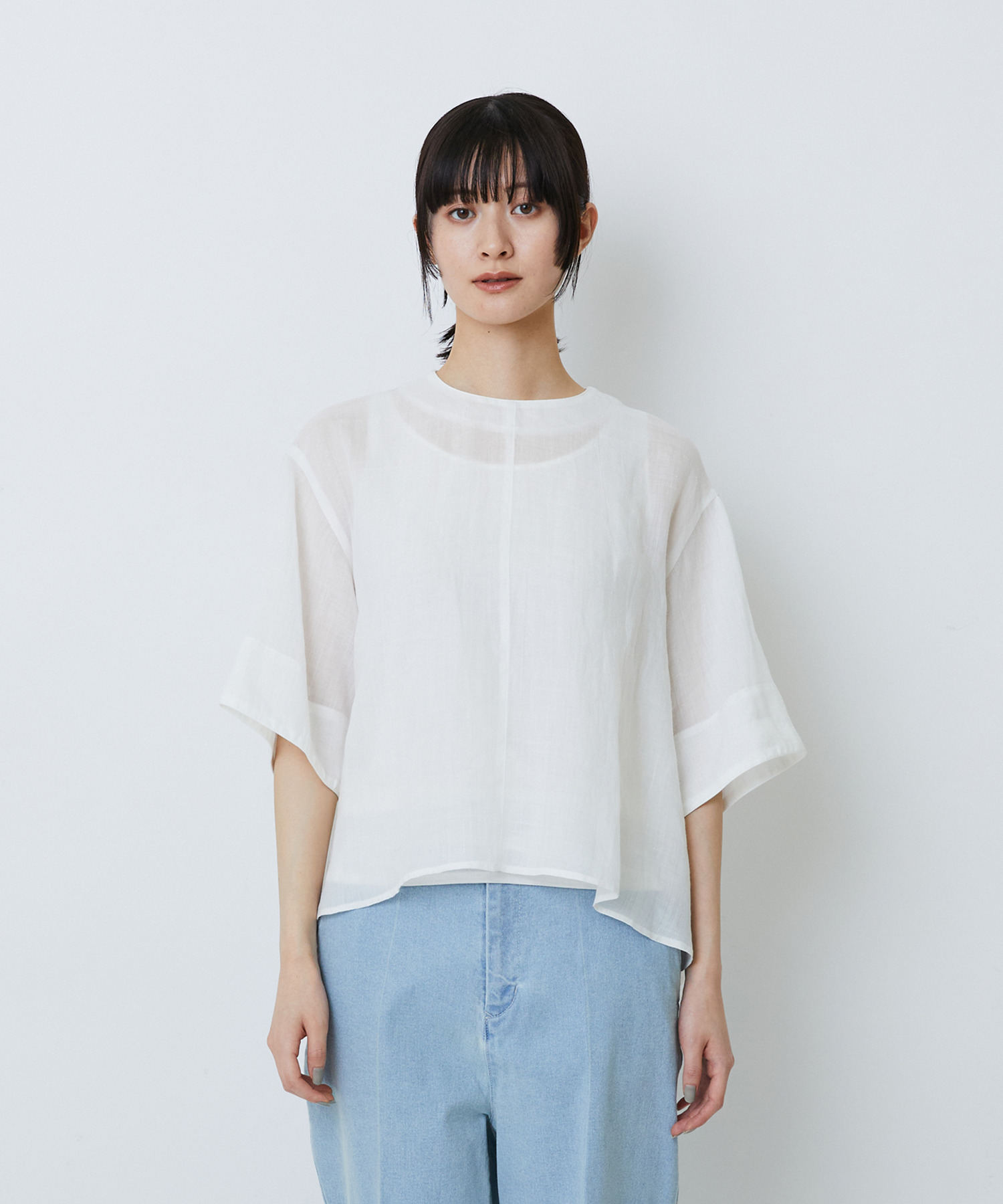 【LOISIR】ラミーフィッシュテールブラウス 詳細画像 ブラウン 10