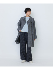 【LOISIR】バンブーリネンスプリングコート 詳細画像 グレー 1