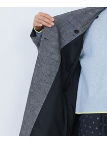 【LOISIR】バンブーリネンスプリングコート 詳細画像 グレー 12