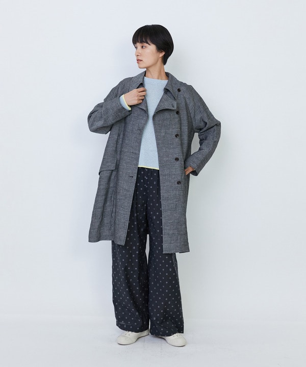 【LOISIR】バンブーリネンスプリングコート