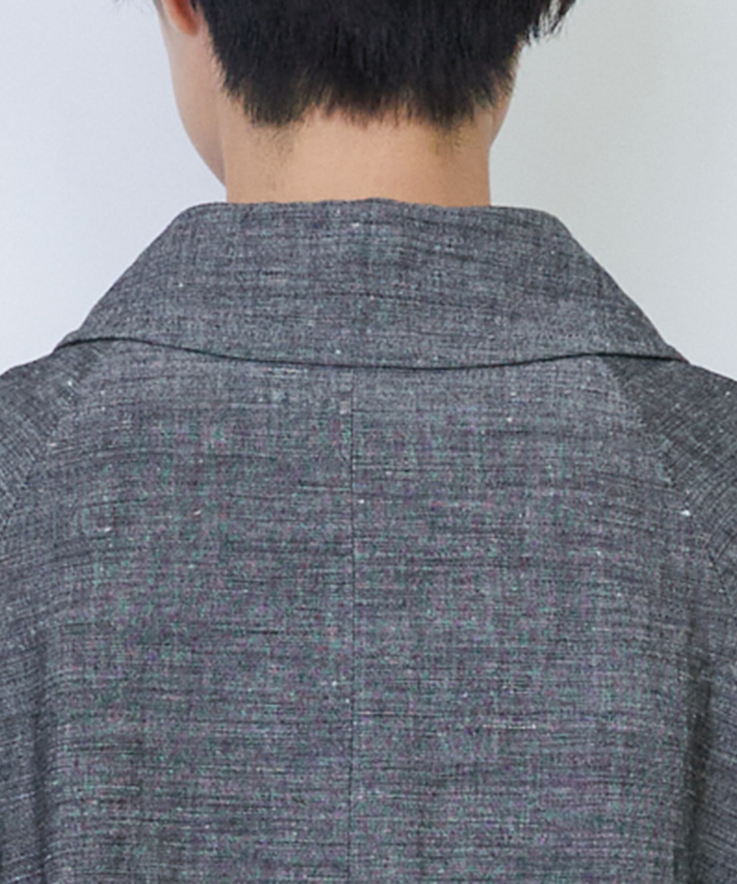 【LOISIR】バンブーリネンスプリングコート 詳細画像 グレー 9