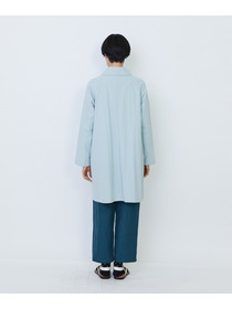 【LOISIR】コットンナイロンウェザーピーチスプリングコート 詳細画像 ライトブルー 13