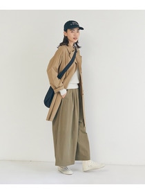 【LOISIR】コットンナイロンウェザーピーチスプリングコート 詳細画像 ライトブルー 3