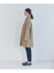 【LOISIR】コットンナイロンウェザーピーチスプリングコート 詳細画像 ライトブルー 9