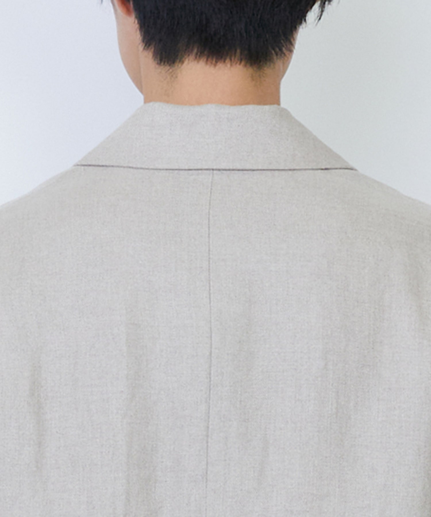 【LOISIR】【セットアップ対応】リネンツイルダブルブレストジャケット 詳細画像 ブラック 18