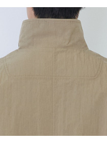 【LOISIR】コットンナイロンウェザーピーチブルゾン 詳細画像 ライトブルー 15