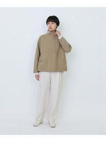 【LOISIR】コットンナイロンウェザーピーチブルゾン 詳細画像 ライトブルー 5