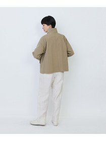 【LOISIR】コットンナイロンウェザーピーチブルゾン 詳細画像 ライトブルー 7