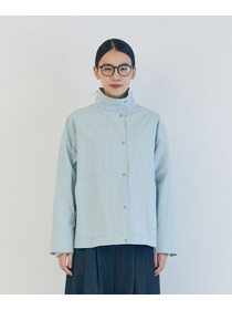 【LOISIR】コットンナイロンウェザーピーチブルゾン 詳細画像 ライトブルー 8