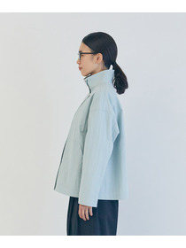 【LOISIR】コットンナイロンウェザーピーチブルゾン 詳細画像 ライトブルー 9