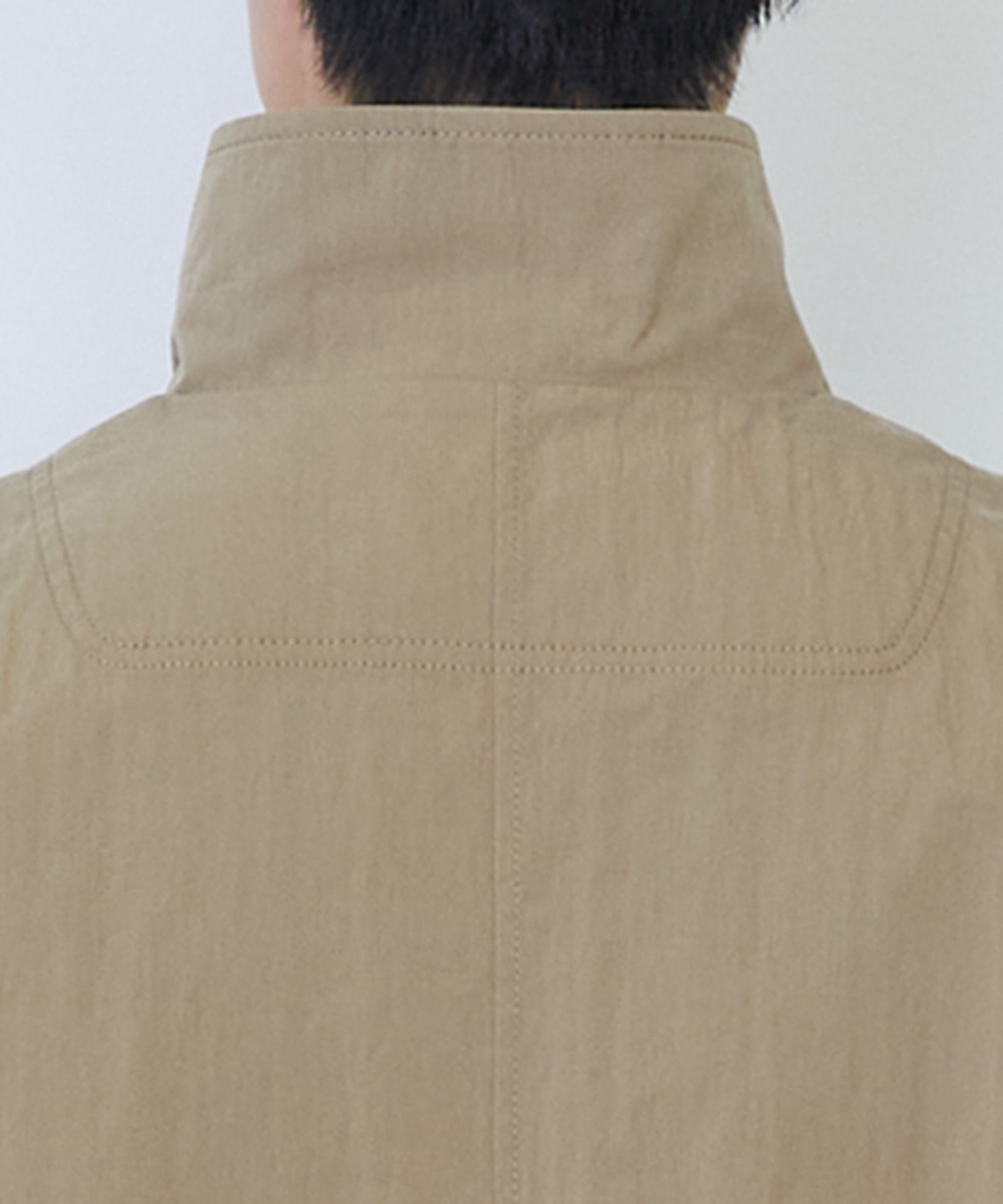 【LOISIR】コットンナイロンウェザーピーチブルゾン 詳細画像 ライトブルー 15