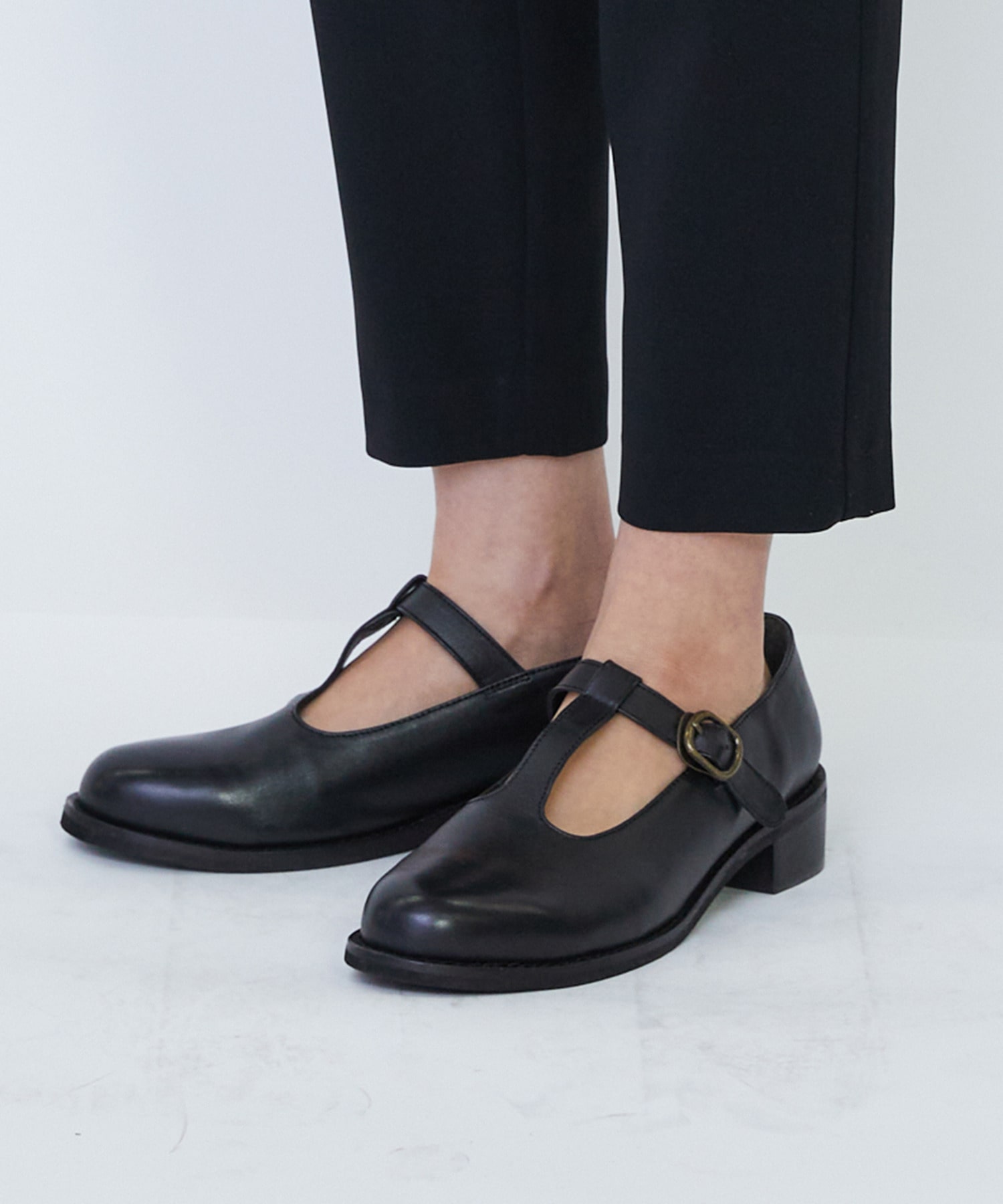 【LOISIR】エコダブルクロスジョッパーズパンツ 詳細画像 ブラック 13