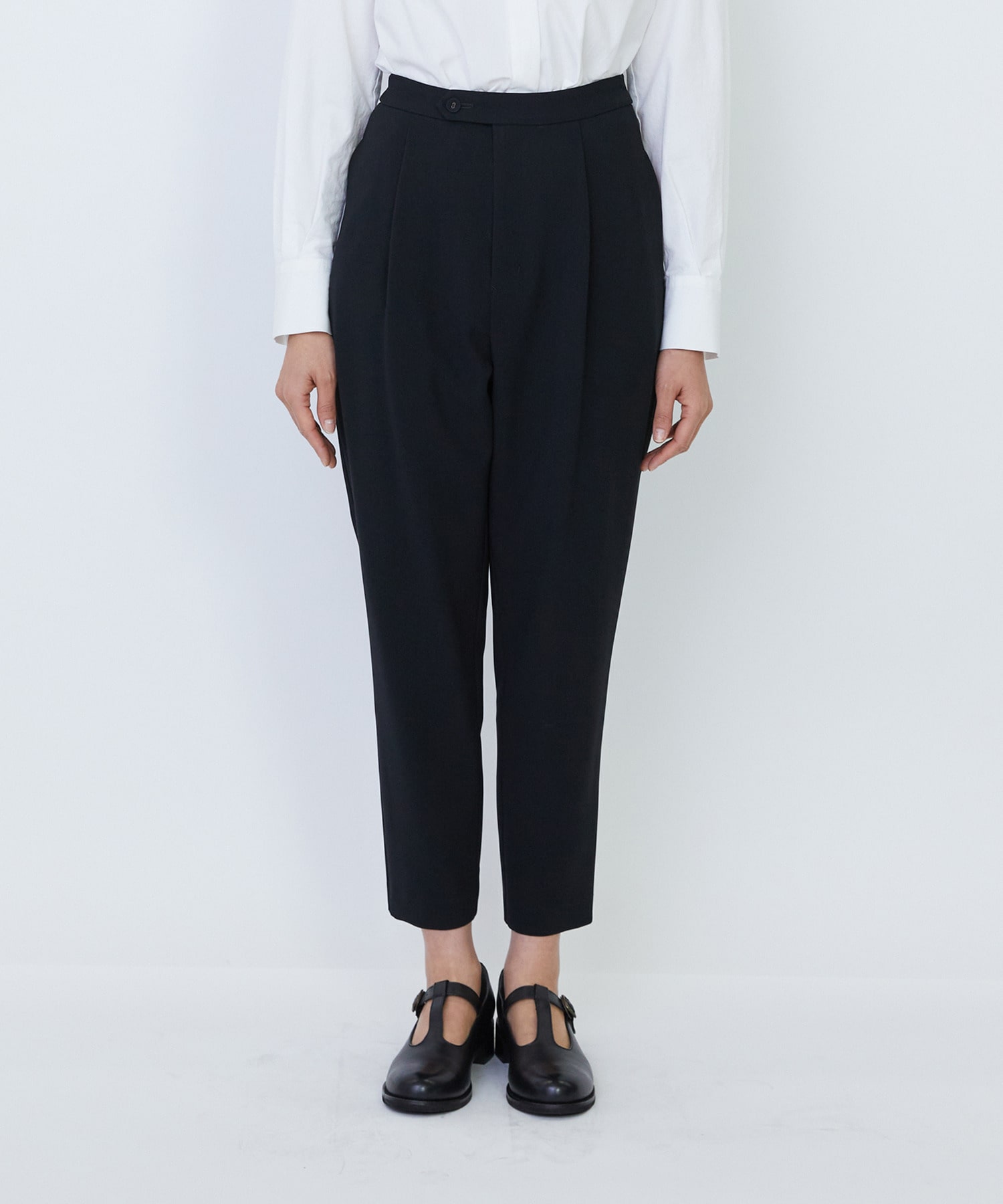 【LOISIR】エコダブルクロスジョッパーズパンツ 詳細画像 ブラック 7