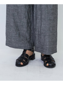 【LOISIR】【MTサイズ有り】バンブーリネンイージーパンツ 詳細画像 グレー 12