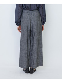 【LOISIR】【MTサイズ有り】バンブーリネンイージーパンツ 詳細画像 グレー 8