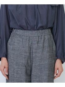 【LOISIR】【MTサイズ有り】バンブーリネンイージーパンツ 詳細画像 グレー 9