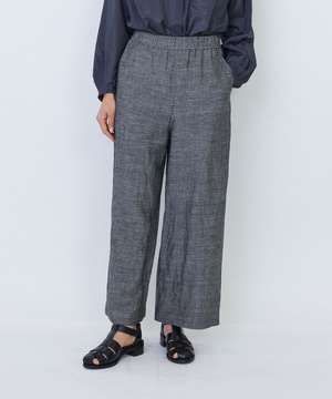 【LOISIR】【MTサイズ有り】バンブーリネンイージーパンツ 詳細画像 グレー 1