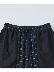 【LOISIR】オリジナル柄カットジャカードイージーパンツ 詳細画像 ブラック系その他 20