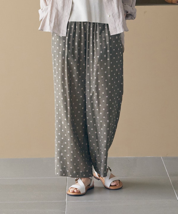 オリジナル柄カットジャカードイージーパンツオリジナル柄カットジャカードイージーパンツ