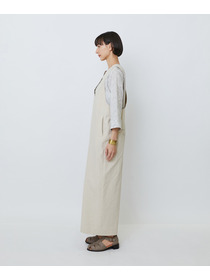 【LOISIR】【MTサイズ有り】グランジコットンポプリンオールインワン 詳細画像 ブラウン 10