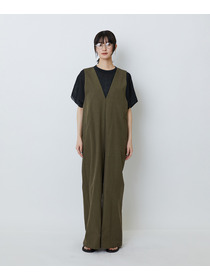 【LOISIR】【MTサイズ有り】グランジコットンポプリンオールインワン 詳細画像 ブラウン 12