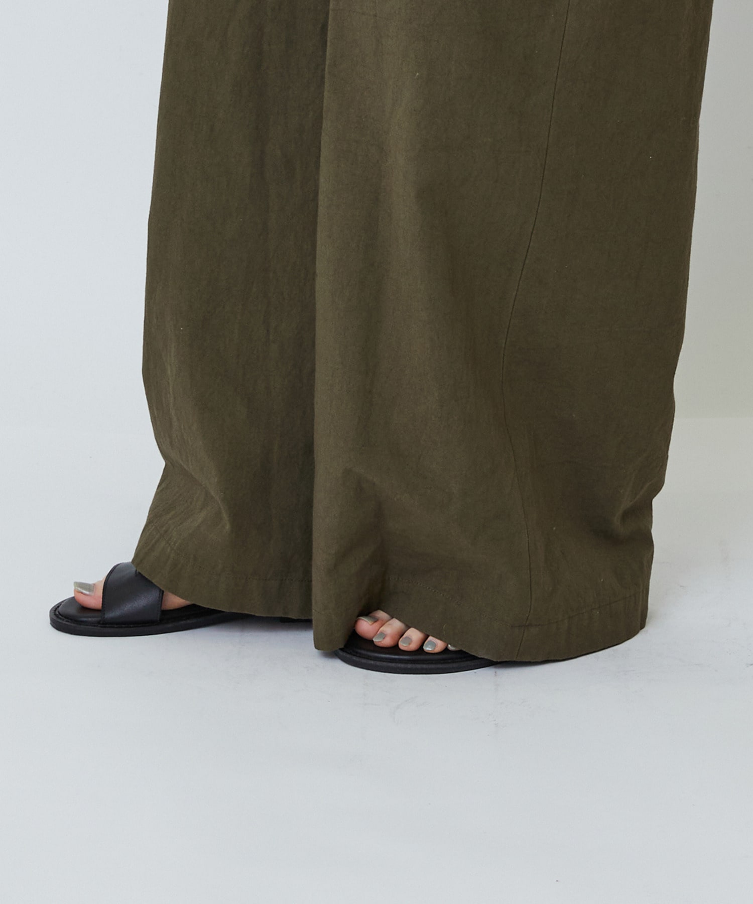 【LOISIR】【MTサイズ有り】グランジコットンポプリンオールインワン 詳細画像 ブラウン 19