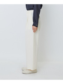 【LOISIR】【MTサイズ有り】コットンダンプワイドパンツ 詳細画像 カーキ 12