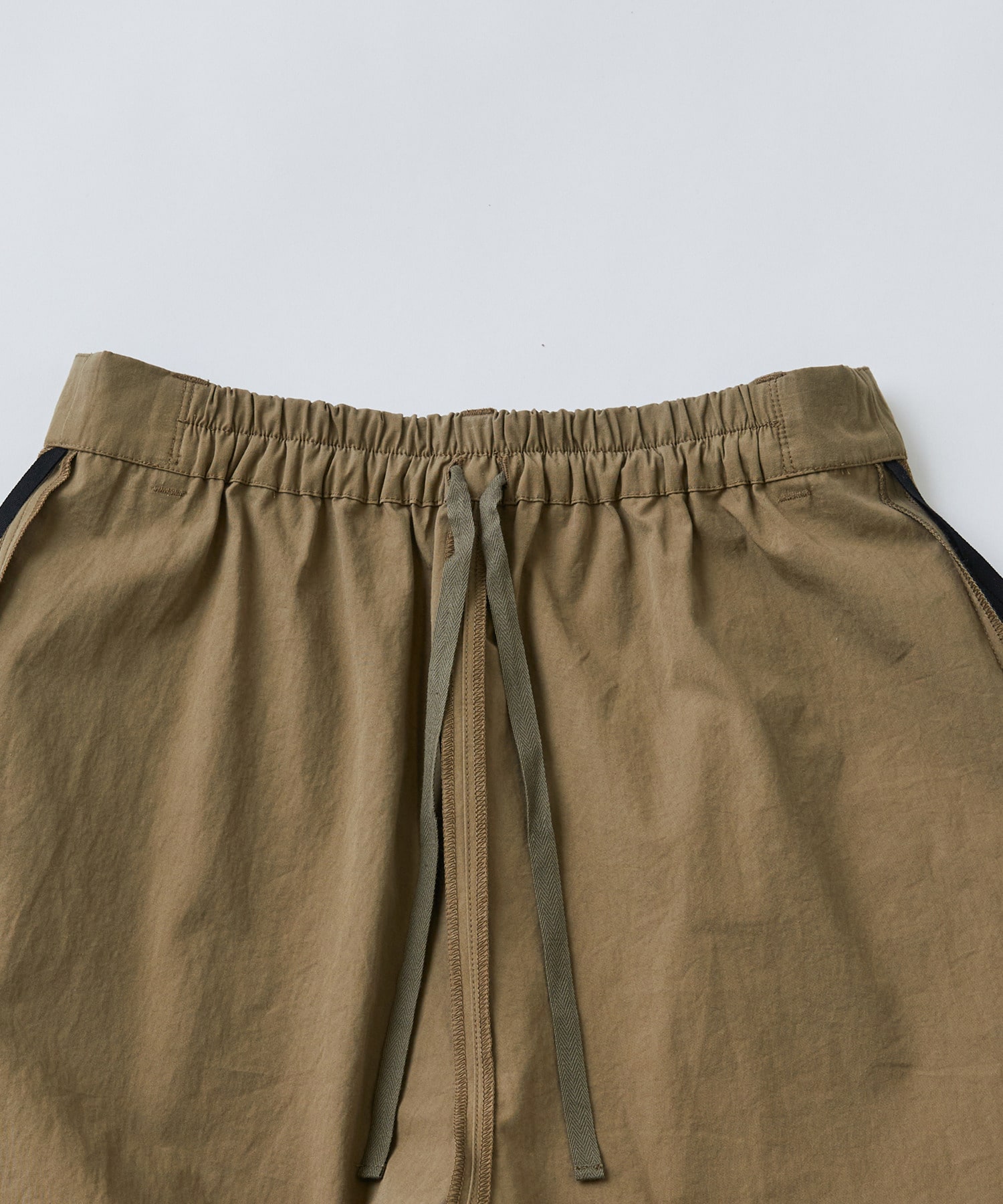 【LOISIR】【MTサイズ有り】コットンダンプワイドパンツ 詳細画像 カーキ 21