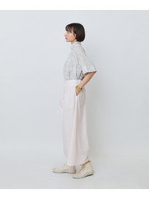 【LOISIR】【MTサイズ有り】エステルコットンガウチョパンツ 詳細画像 グレー 3