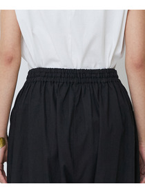 【LOISIR】コットンリネンクロス刺繍入りイージーパンツ 詳細画像 カーキ 19