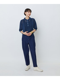 【LOISIR】ストレッチデニムスリムトラウザー 詳細画像 インディゴブルー 1