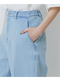 【LOISIR】ストレッチデニムスリムトラウザー 詳細画像 インディゴブルー 19