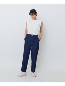 【LOISIR】ストレッチデニムスリムトラウザー 詳細画像 インディゴブルー 4