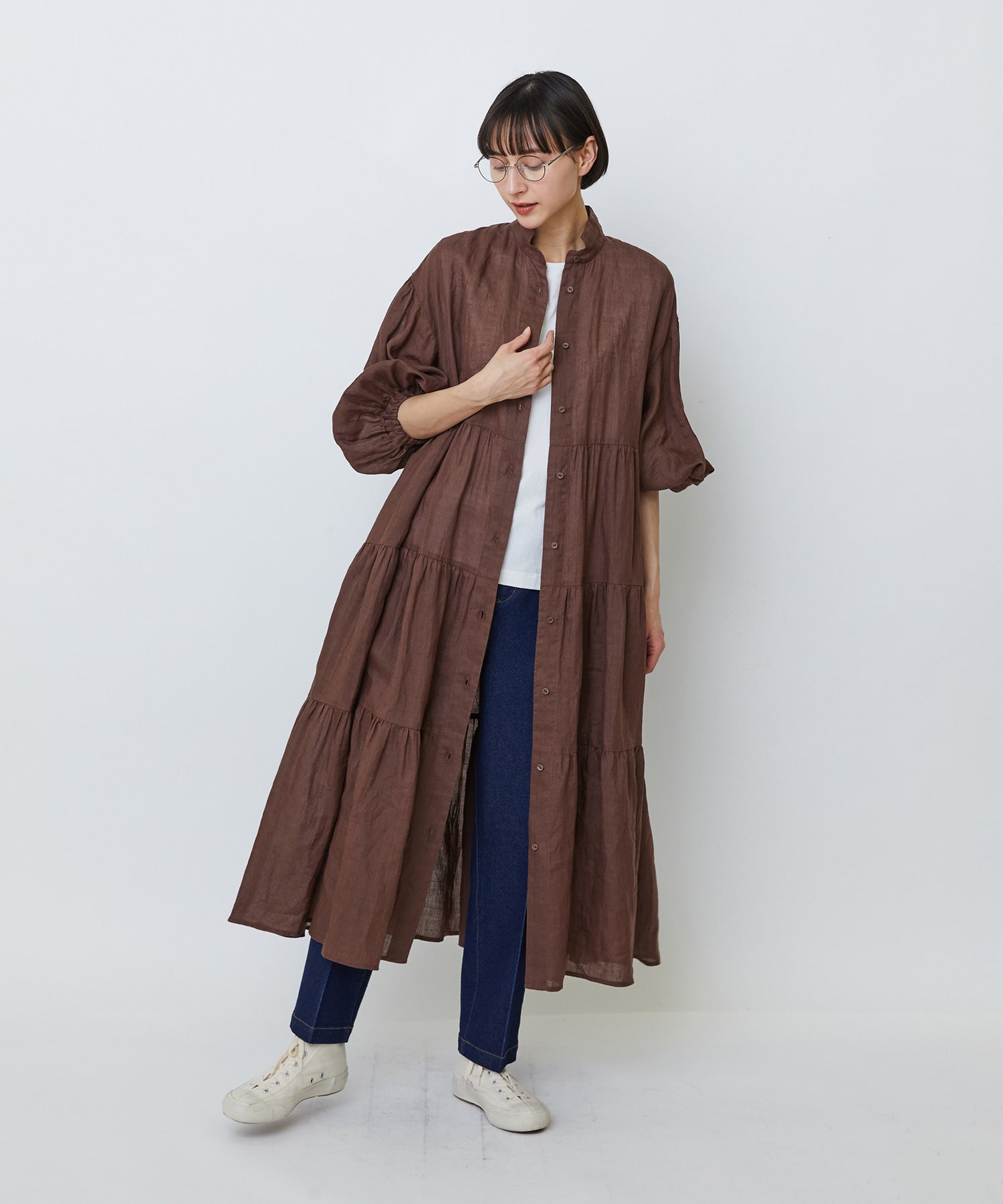 【LOISIR】ストレッチデニムスリムトラウザー 詳細画像 インディゴブルー 2