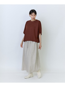 【LOISIR】リネンツイルボトルシルエットパンツ 詳細画像 チャコールグレー 10