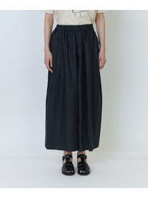 【LOISIR】リネンツイルボトルシルエットパンツ 詳細画像 チャコールグレー 20