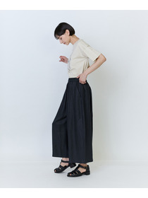 【LOISIR】リネンツイルボトルシルエットパンツ 詳細画像 チャコールグレー 8