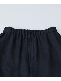 【LOISIR】【MTサイズ有り】リネンツイルラップディテールスカート 詳細画像 ブラック 19