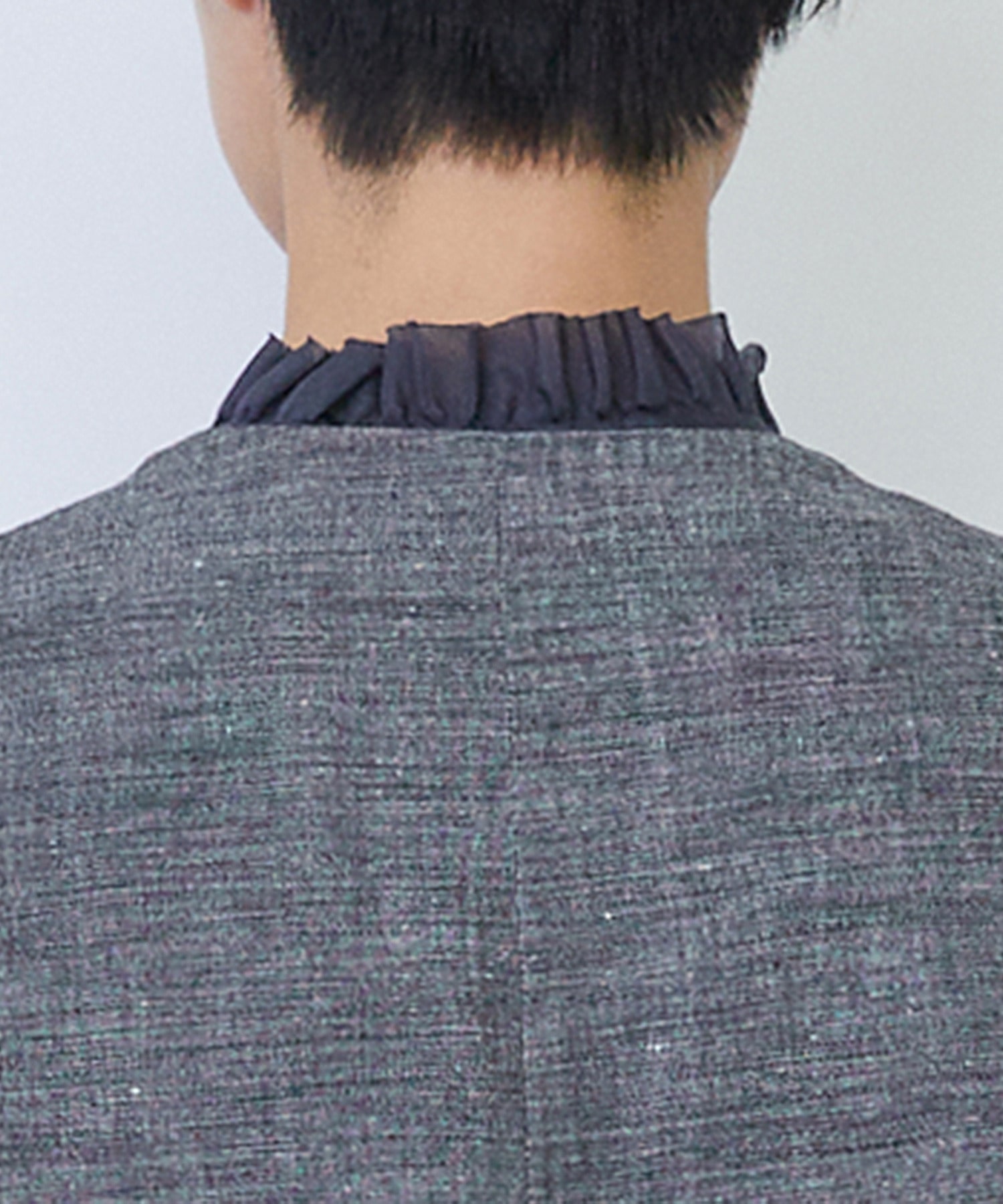 【LOISIR】バンブーリネンベスト 詳細画像 グレー 9