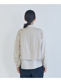 【LOISIR】リネンツイルベスト 詳細画像 キナリ 6