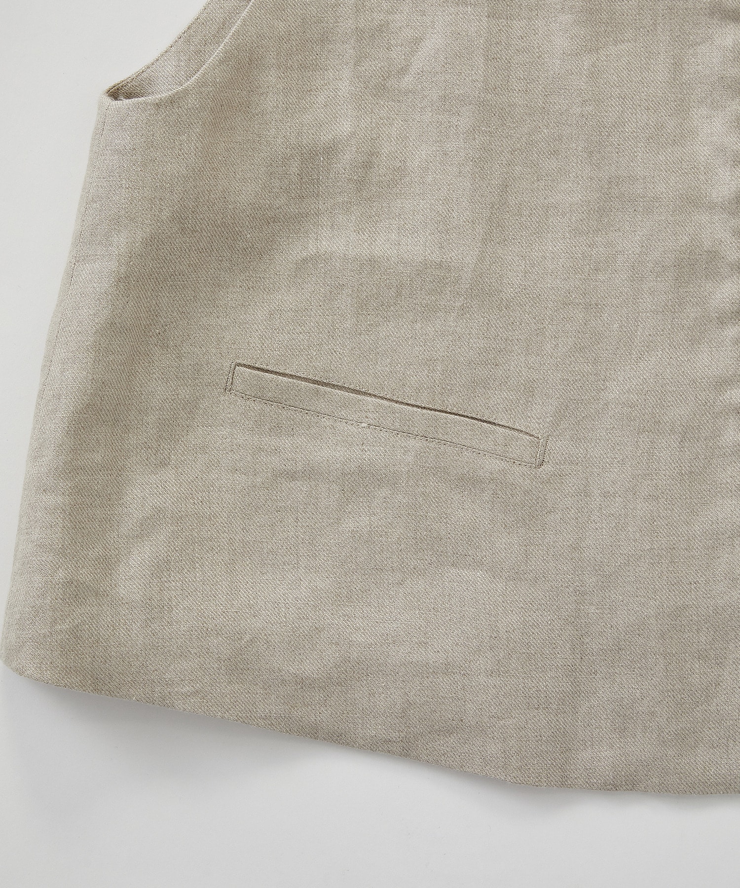 【LOISIR】リネンツイルベスト 詳細画像 キナリ 9